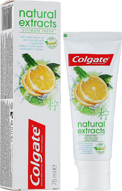 Зубная паста "Безупречная свежесть" - Colgate Natural Extracts Ultimate Fresh Lemon — фото N1