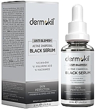 Парфумерія, косметика Сироватка для обличчя з вугіллям - Dermokil Anti Blemish Black Serum