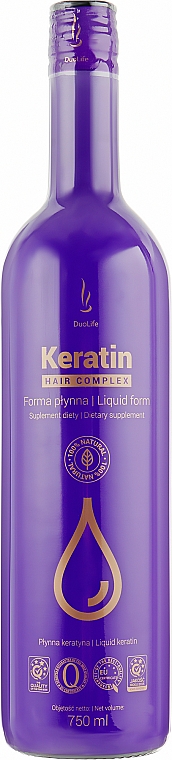 Пищевая добавка "Жидкий кератин" - DuoLife Keratin Hair Complex — фото N1
