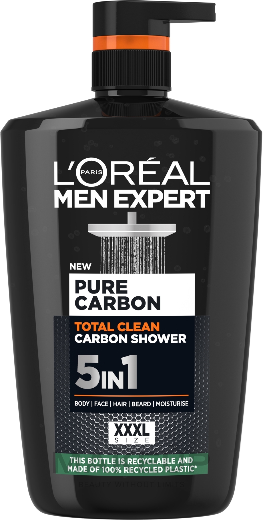 Гель для душа 5 в 1 - L'Oreal Paris Men Expert Total Clean Shower Gel — фото 1000ml
