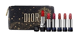 Парфумерія, косметика Набір, 7 продуктів - Dior Rouge Refillable Lipstick Set