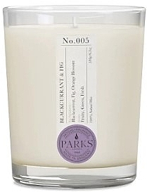 Ароматична свічка - Parks London Home №005 Blackcurrant & Fig Candle — фото N1