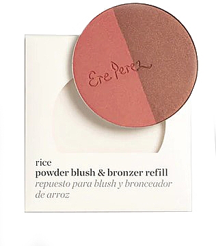 Румяна-бронзатор для лица - Ere Perez Rice Powder Blush & Bronzer Refill — фото N2