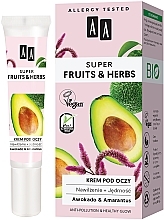 Зволожувальний крем для шкіри навколо очей - AA Cosmetics Super Fruits & Herbs — фото N1