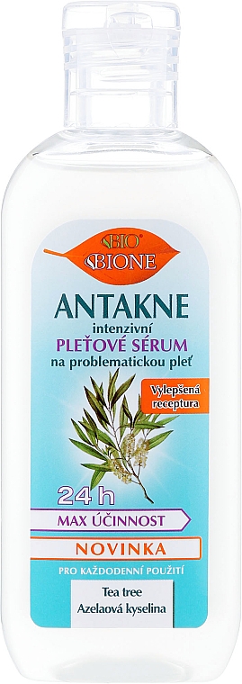 Сыворотка для жирной и проблемной кожи лица - Bione Cosmetics Antakne Tea Tree and Azelaic Acid Facial Serum