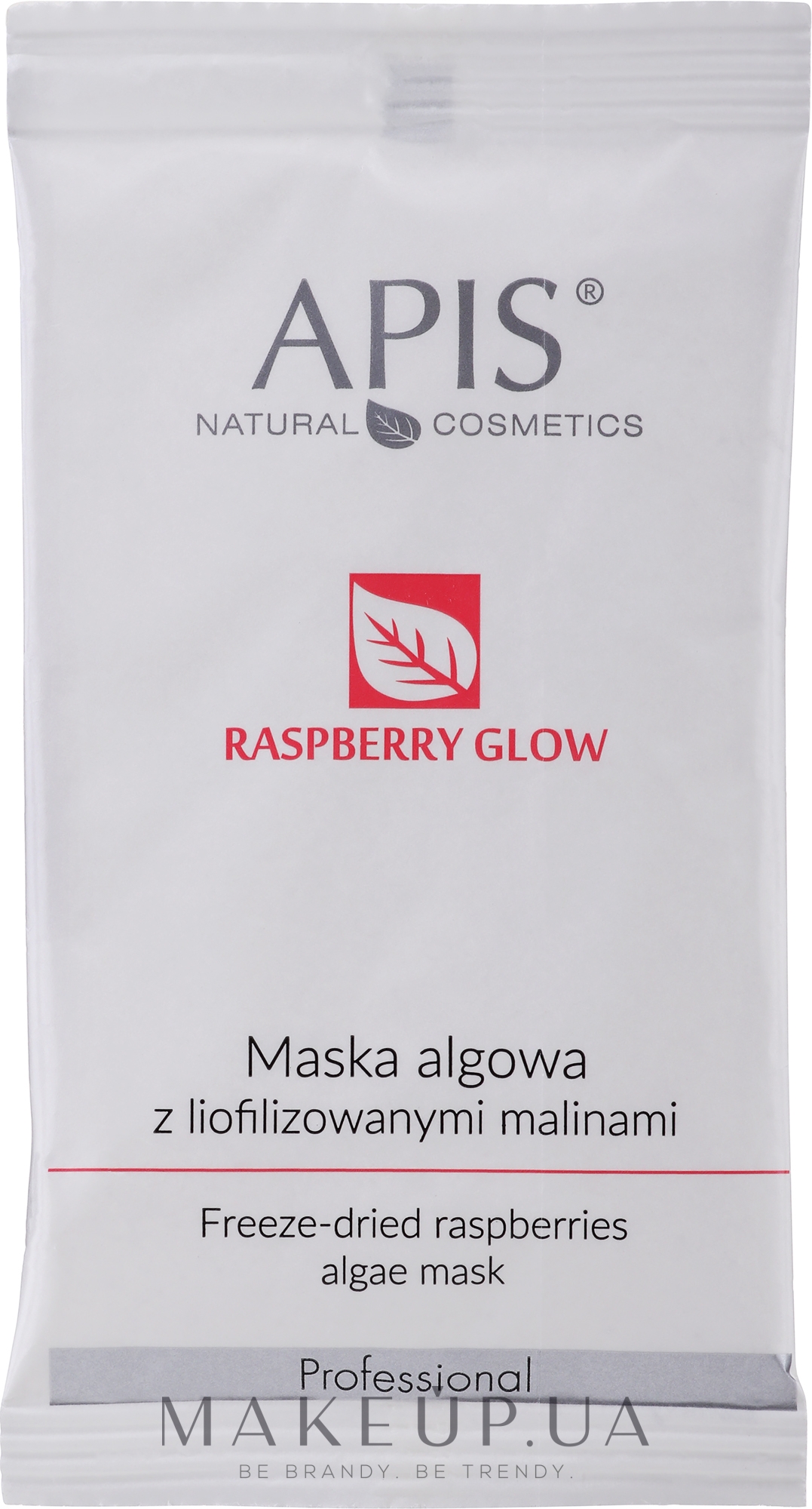 Маска з водоростей для обличчя - APIS Professional Raspberry Glow Algae Mask — фото 20g