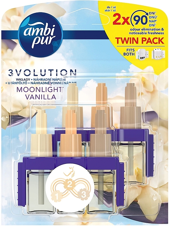 Електричний дифузор "Місячна ваніль" - Ambi Pur 3 Volution Moonlight Vanilla Electric Air Freshener (змінний блок) — фото N1