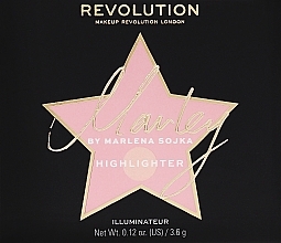 Хайлайтер - Makeup Revolution x Marlena Sojka Highlighter — фото N2