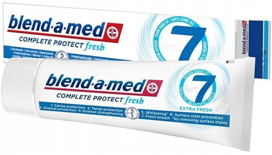 Зубная паста - Blend-a-med Complete Protect 7 Extra Fresh — фото N1