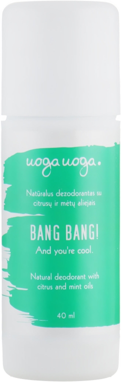 Натуральный дезодорант с цитрусовыми и мятными маслами - Uoga Uoga Natural Deodorant With Citrus And Mint Oils