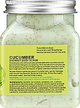 Скраб для тіла «Огірок» - Wokali Sherbet Body Scrub Cucumber — фото N2
