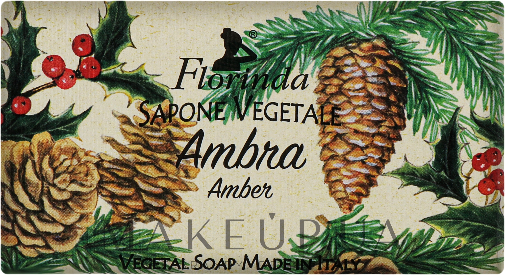 Мило туалетне "Amber" - Florinda Christmas Collection Soap — фото 100g