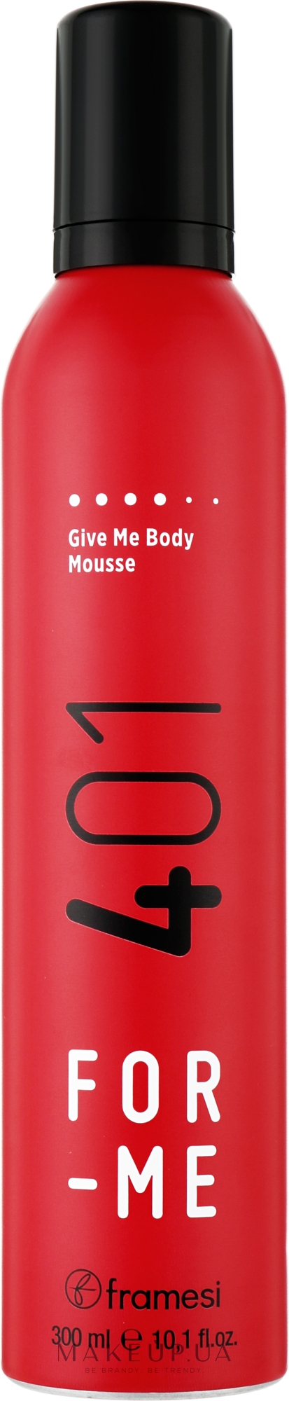 Мусс для волос - Framesi For-Me 401 Give Me Body Mousse — фото 300ml