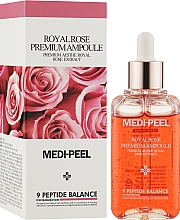 Есенція антивікова з трояндою - Medi Peel Luxury Royal Rose Ampoule — фото N2