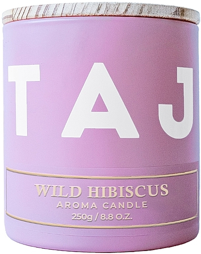 Ароматична свічка "Wild Hibiscus" - Taj Max Aroma Candle — фото N1