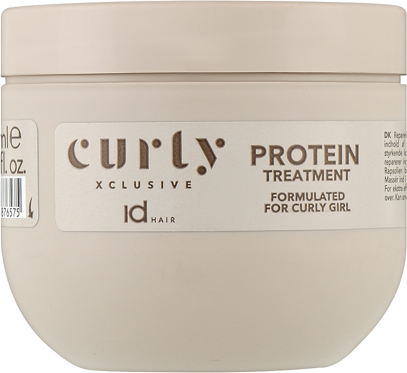 Протеиновая лечебная маска для волос - idHair Curly Xclusive Protein Conditioner — фото N1