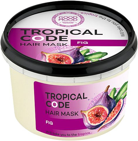 Маска для волосся "Інжир" - Good Mood Tropical Code Hair Mask Fig — фото N1