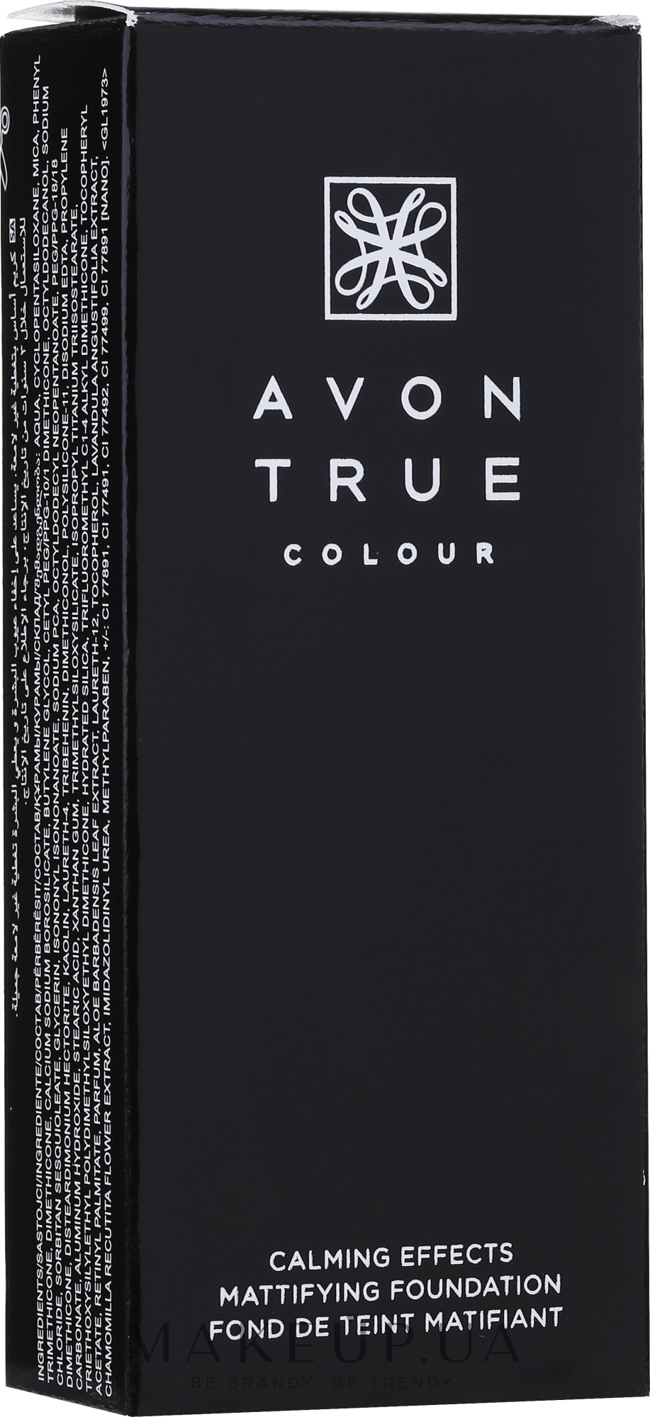 Avon true colour calming effects mattifying foundation что это