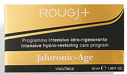 Крем для обличчя зволожувальний - Rougj+ Complete-Age Jaluronic-Age Intensive Hydro-Restoring Care Program — фото N2
