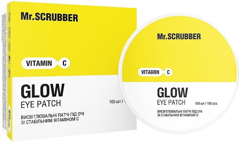 Осветляющие патчи под глаза со стабильным витамином C - Mr.Scrubber Glow Vitamin C Eye Patch — фото N1