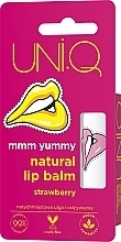 Бальзам для губ "Клубника" - UNI.Q Natural Lip Balm — фото N1
