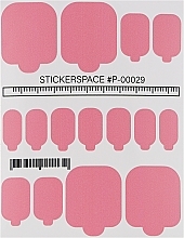 Дизайнерские наклейки для педикюра "Wraps P-00029" - StickersSpace — фото N1