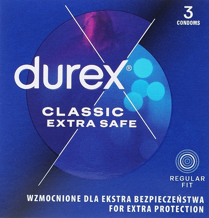 Презервативи потовщені, 3 шт. - Durex Extra Safe — фото N1