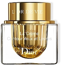 Парфумерія, косметика Крем для контуру очей та губ - Christian Dior L'Or de Vie La Creme Contour Yeux et Levres Refillable