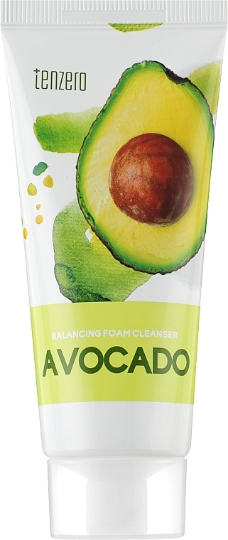 Балансирующая пенка для умывания с авокадо - Tenzero Balancing Foam Cleanser Avocado — фото N1