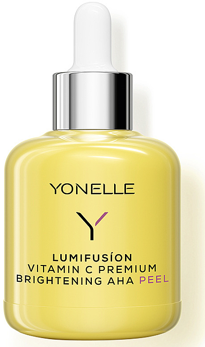 Пілінг для обличчя подвійної дії зі вітаміном С і АНА-кислотами - Yonelle Lumifusion Vitamin C Premium Brightening AHA Peel — фото N1