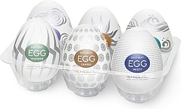 Набор мастурбаторов "Яйца" - Tenga Set 6 Styles Egg Hard Boiled Package (must/6pcs) — фото N1