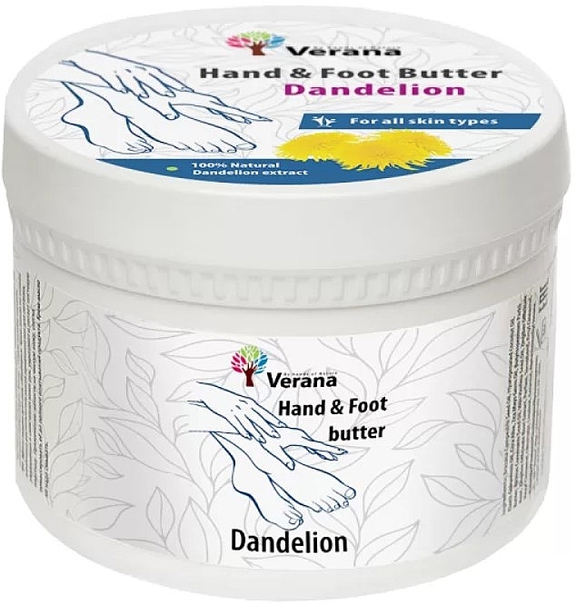 Масло для рук і ніг "Кульбаба" - Verana Hand & Foot Butter Dandelion — фото N1