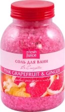 Духи, Парфюмерия, косметика Соль для ванны - Fresh Juice Be Energetic Pink Grapefruit and Ginger