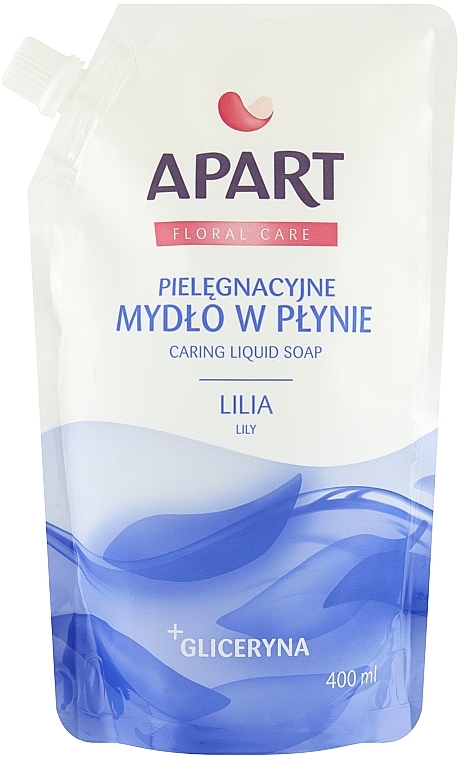 Жидкое мыло "Лилия" - Apart Natural Floral Care Lily Liquid Soap (дой-пак) — фото N1