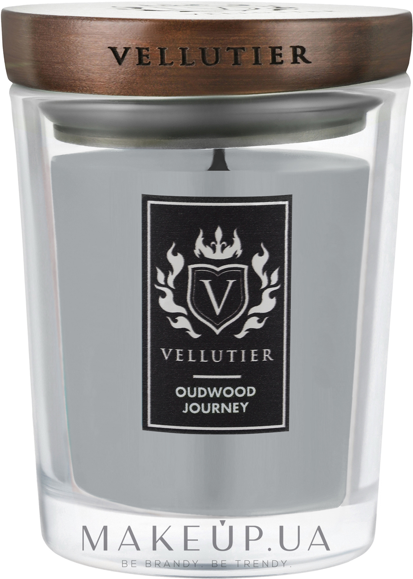 Ароматична свічка "Удове дерево" - Vellutier Oudwood Journey — фото 225g