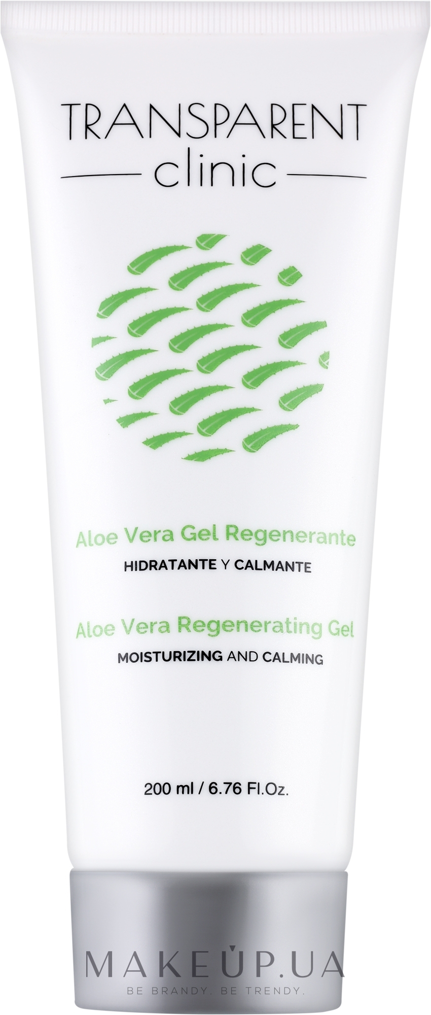 Гель для тела - Transparent Clinic Aloe Vera Regeneranting Gel  — фото 200ml
