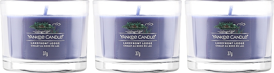 Набір - Yankee Candle Lakefront Lodge (candle/3x37g) — фото N2