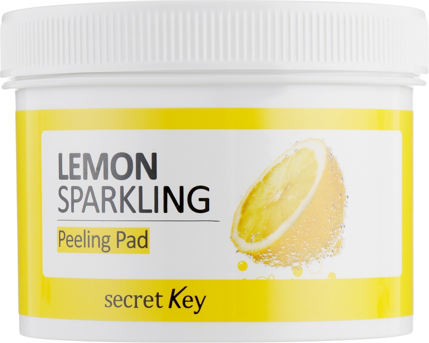Диски ватные для пилинга - Secret Key Lemon Sparkling Peeling Pad — фото N4