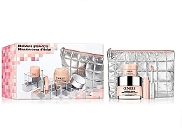 Парфумерія, косметика Набір - Clinique Moisture Glow-to's Set (gel/50ml + lip/gloss/2.2ml + eye/cr/5ml + bag)