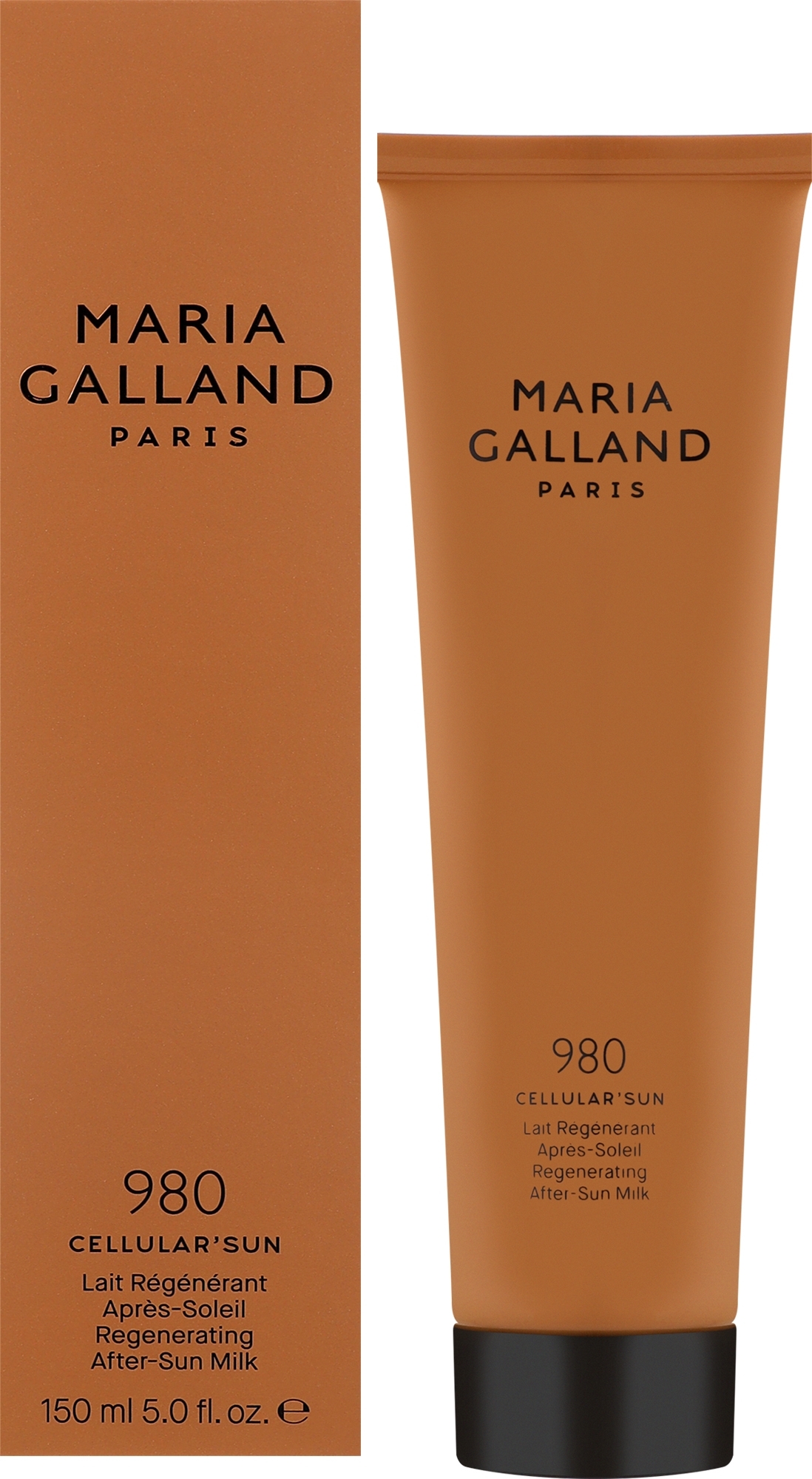 Регенерирующее молочко после загара для тела и лица - Maria Galland Paris 980 Regenerating After-Sun Milk — фото 150ml