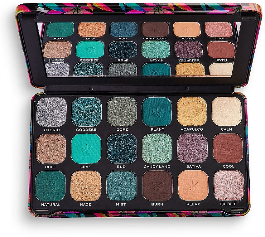 Палетка тіней - Makeup Revolution Forever Flawless Chilled Eyeshadow Palette — фото N3