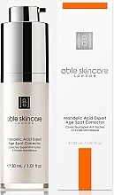 Крем-коректор для обличчя, проти пігментних плям - Able Skincare Mandelic Acid Expert Age Spot Corrector — фото N2