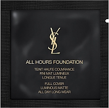 Тональная основа для лица с матовым эффектом, придающая коже сияние - Yves Saint Laurent All Hours Foundation (пробник) — фото N1