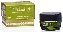 Парфумерія, косметика Крем для обличчя з акне - Olive Spa Aloe Vera Acne Prone Skin Face Cream