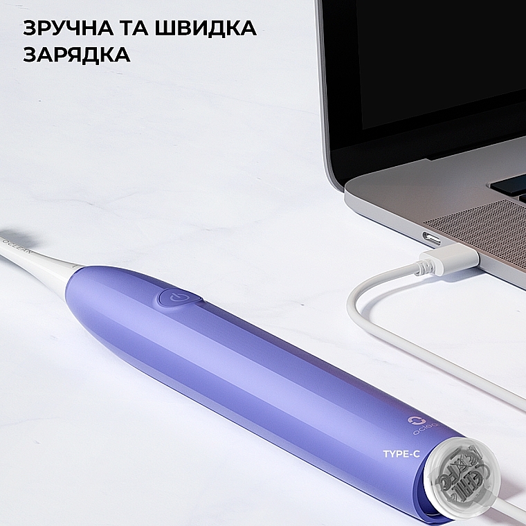 Електрична зубна щітка Oclean Endurance Purple - Oclean Endurance Color Edition Purple — фото N9