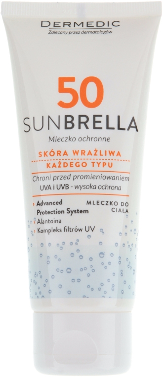 Солнцезащитное молочко для тела - Dermedic Sun Protection Milk SPF 50