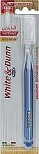 Зубная щетка "White & Dunn", жесткая, синяя - Piave Toothbrush — фото N1