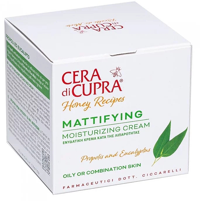 Крем для лица матирующий - Cera di Cupra Matifying Moisturising Сream — фото N2