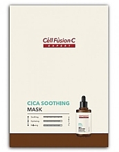 Заспокійлива ампульна маска для обличчя - Cell Fusion C Cica Soothing Mask — фото N1