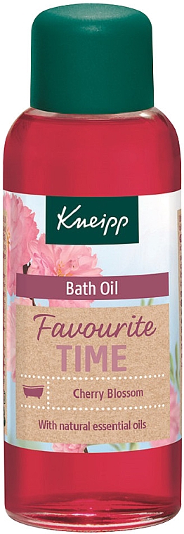 Масло для принятия ванн "Любимое время" - Kneipp Favourite Time Cherry Blossom Bath Oil — фото N1